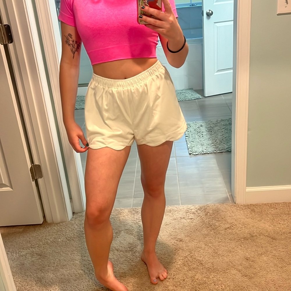 white size s shorts.